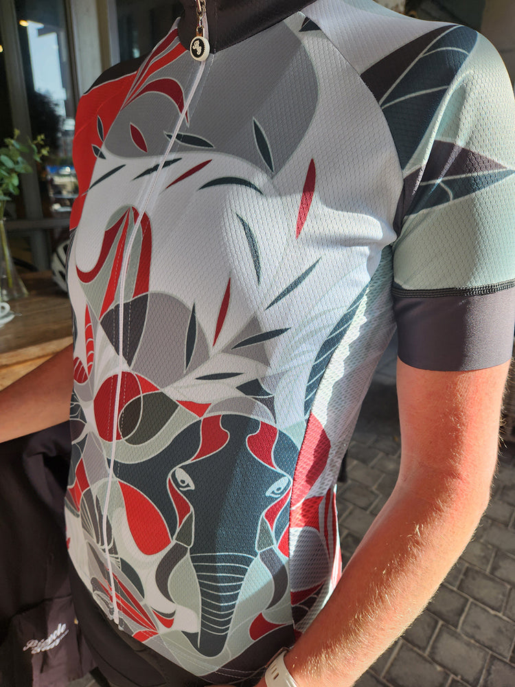 Ladies Cycling Jersey - Elephant