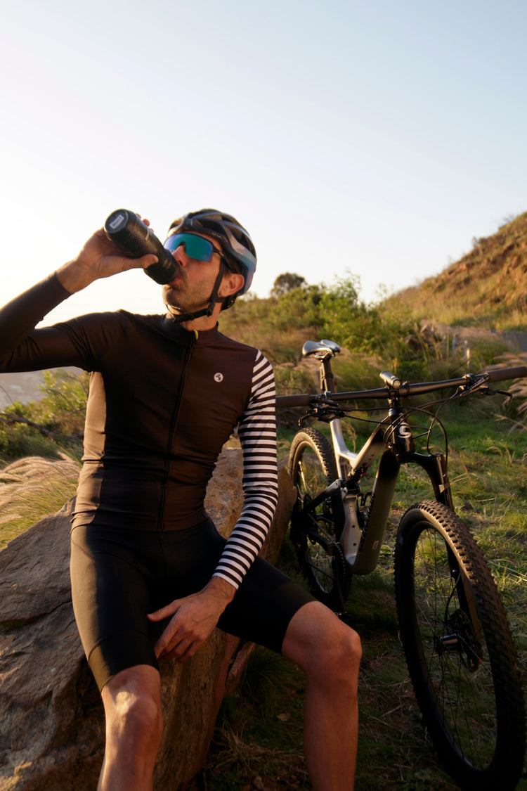 Unisex Warm Cycling Jersey - Barcode