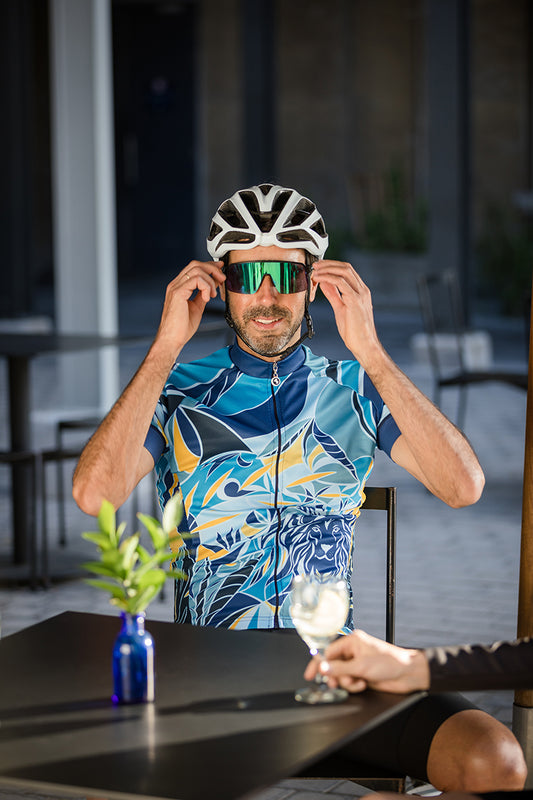 Mens Cycling Jersey - Lion