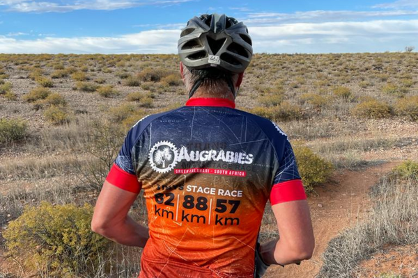 Custom designed cycling kit for the Trans Augrabies annual cycling race
