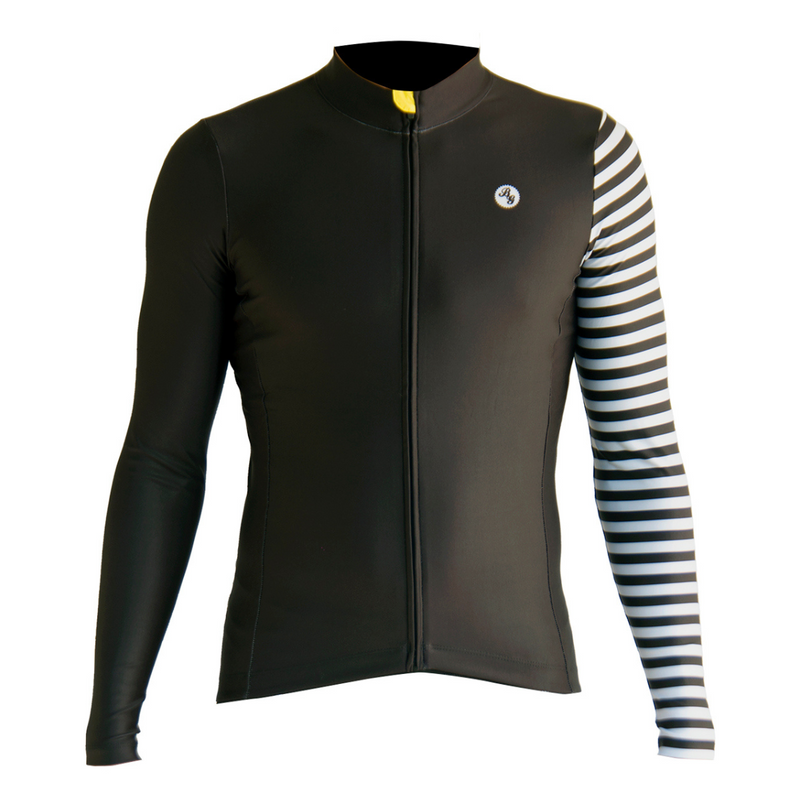 Unisex Warm Cycling Jersey - Barcode