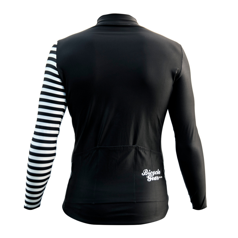 Unisex Warm Cycling Jersey - Barcode