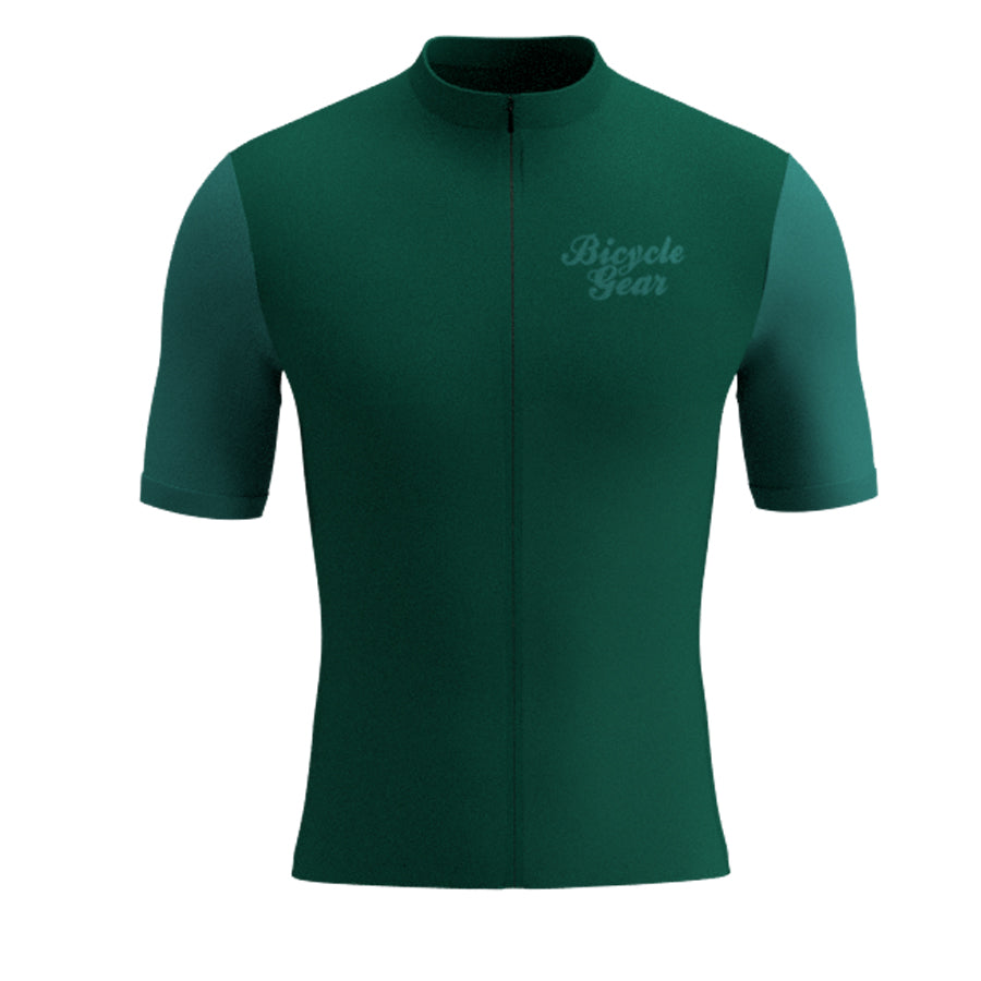 Mens Cycling Jersey - Racing Green