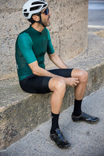 Mens Cycling Jersey - Racing Green