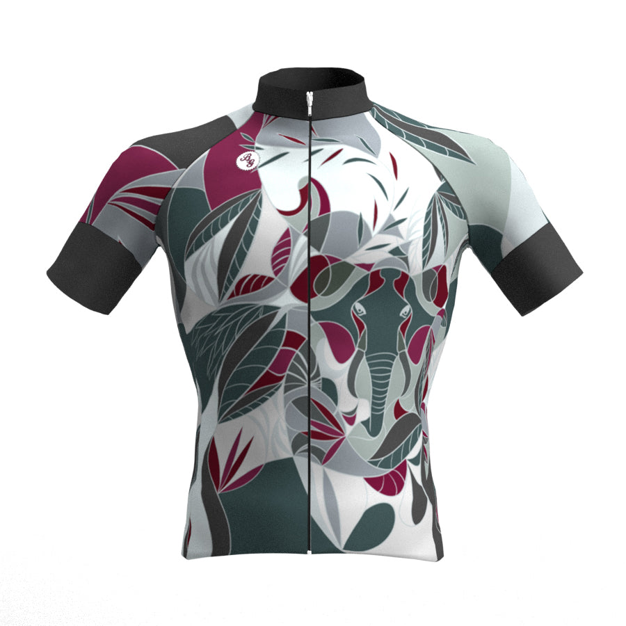 Mens Cycling Jersey - Elephant