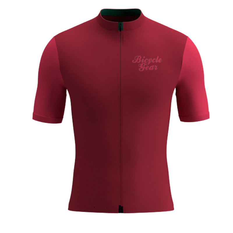 Ladies Cycling Jersey - Wine Red