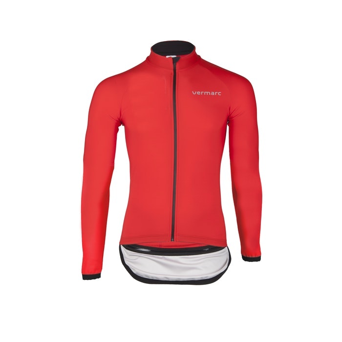 Rain Riding Jacket, ZERO AQUA, Unisex, Red